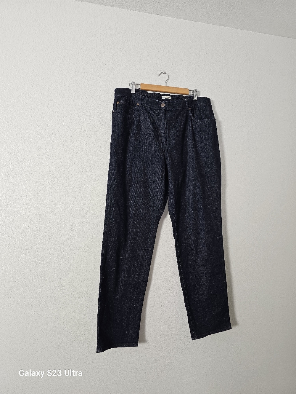 Dark Wash Straight Leg Jeans Sz 1X